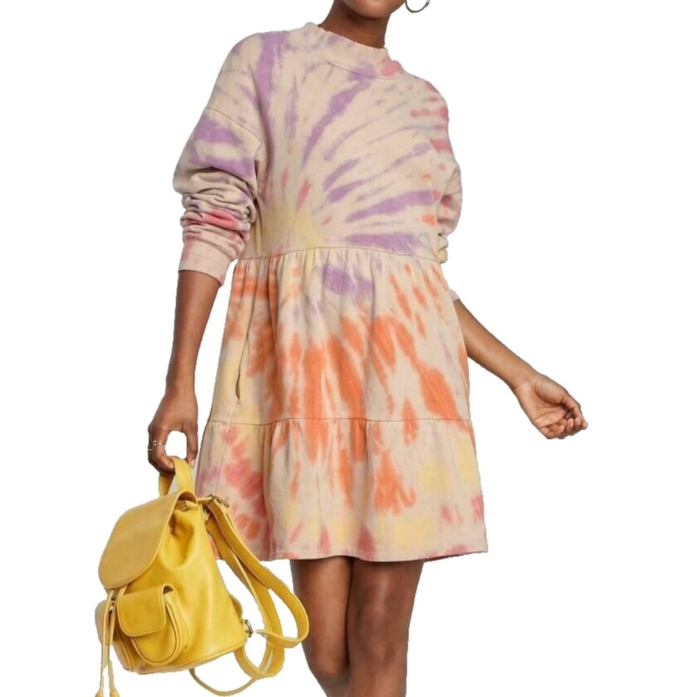 Wild Fable Multicolor Tie-Dye Dress